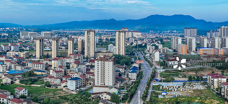 溆浦县 灵翠山 溆浦浮桥 卢峰镇 辞海广场 航拍图片素材