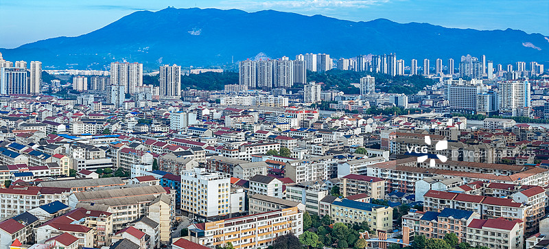 溆浦县 灵翠山 溆浦浮桥 卢峰镇 辞海广场 航拍图片素材