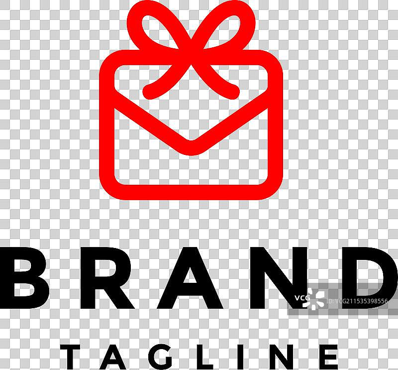 简单礼物信息传递标志设计图片素材