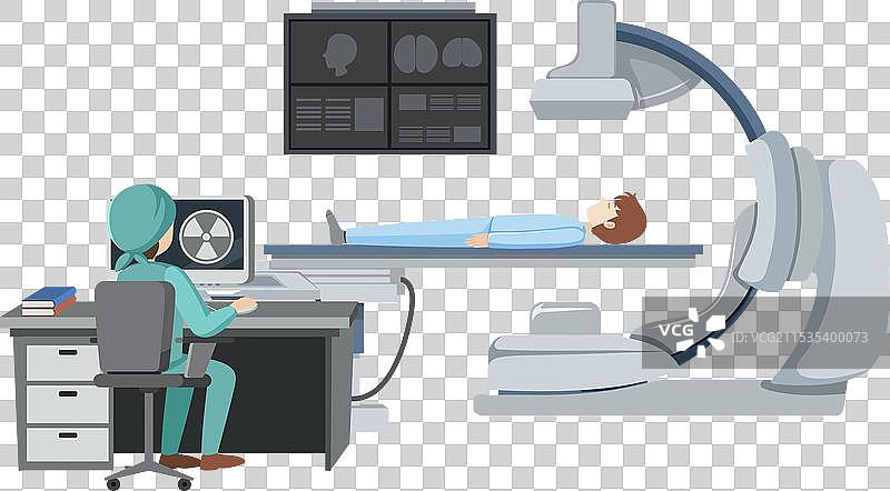科学家正在研究放射性铀图片素材
