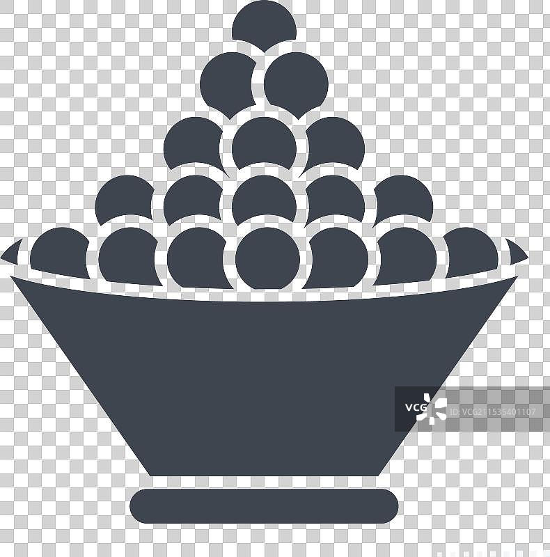 与寿司相关的飞鱼子图标符号图形风格图片素材