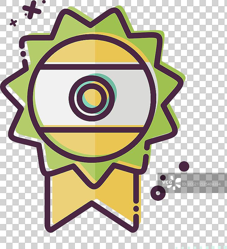 与印度象征相关的印度奖项图标 MBE图片素材