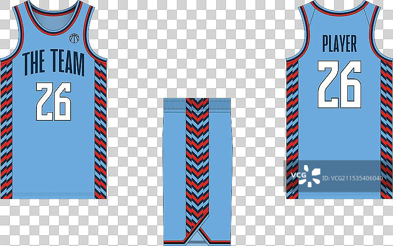 篮球制服样板模板和标志图片素材