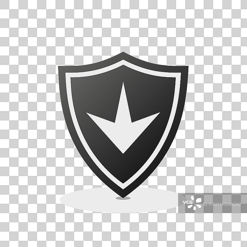 值得信赖的公用事业行业渐变图标徽标图片素材