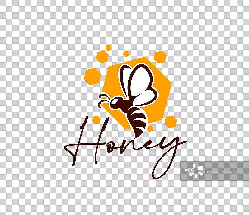 蜜蜂和蜂巢图标，养蜂场图片素材