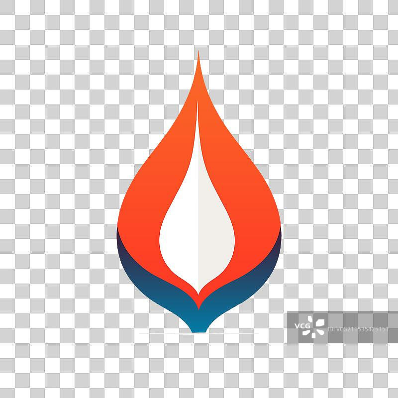 气体行业渐变填充标志图片素材