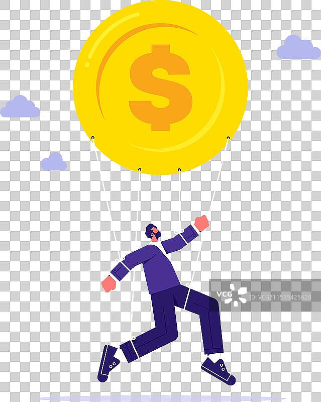 被金钱奴役或贿赂控制图片素材