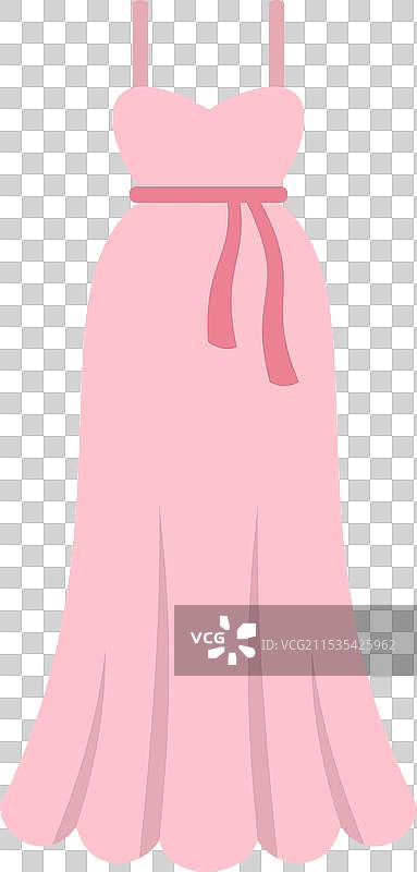 风中飘动的粉色裙子时尚感图片素材