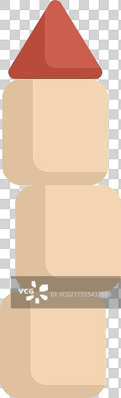 木制玩具积木为孩子们搭建高塔图片素材