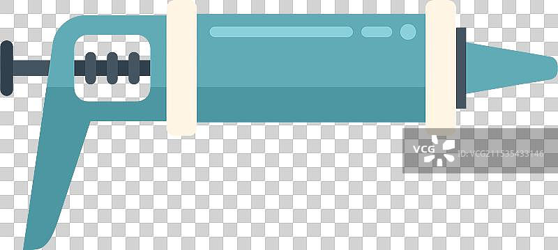 用于修理的建筑硅胶管枪图片素材