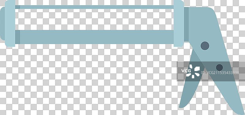 金属构造的硅胶管胶枪图片素材