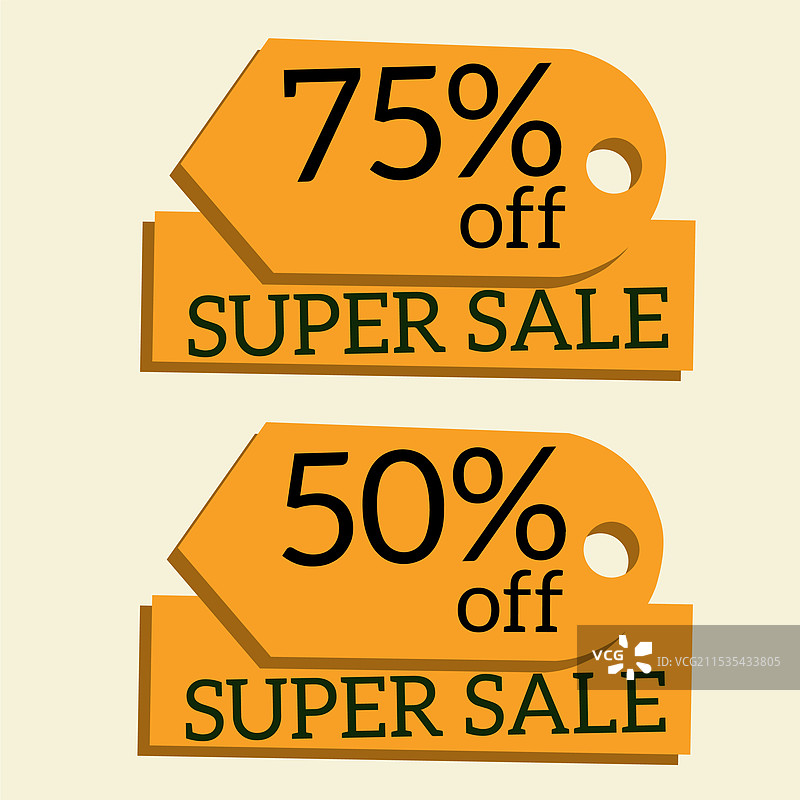 50%至70%折扣模板超级促销图片素材