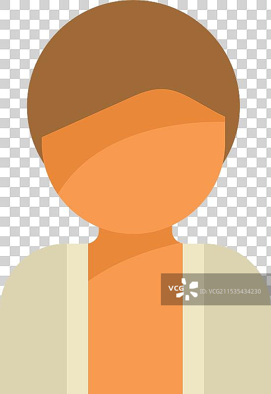 年轻的棕发男子穿着白衬衫图片素材