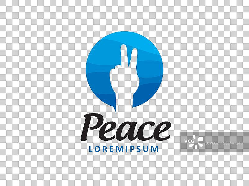 和平的标志模板设计徽章图片素材