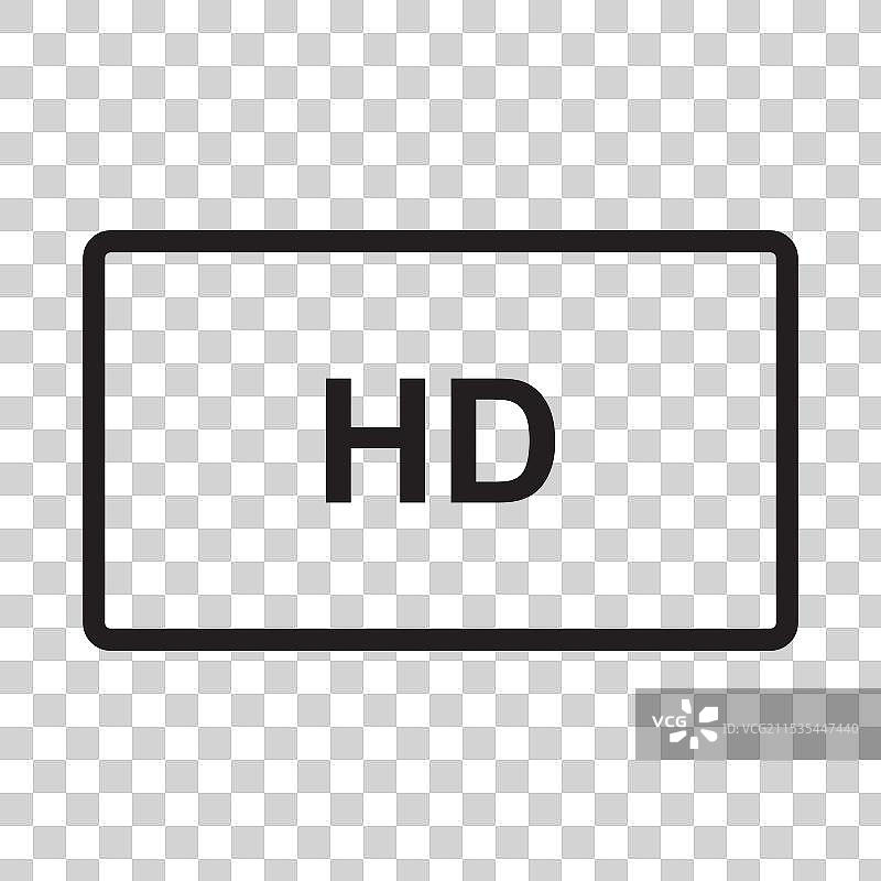 视频质量图标图片素材