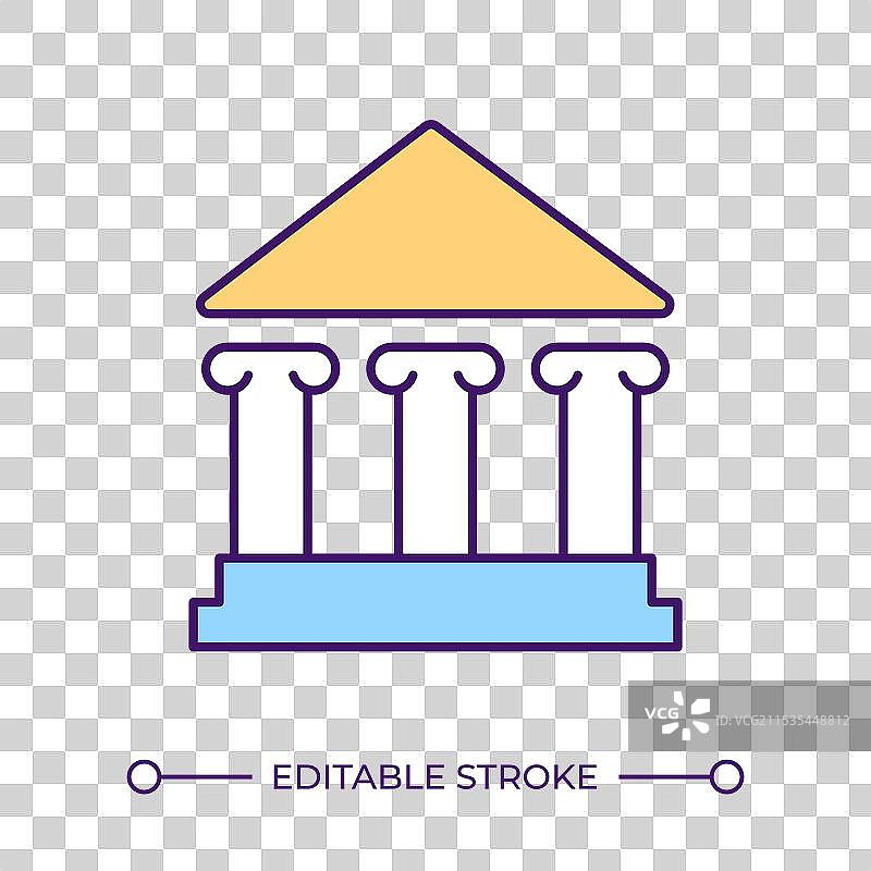 政府建筑 RGB 颜色图标图片素材