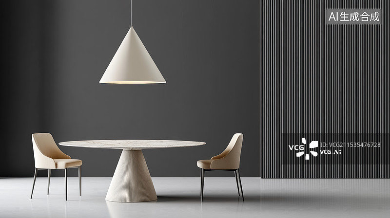 【AI数字艺术】现代简约风格餐厅设计图片素材