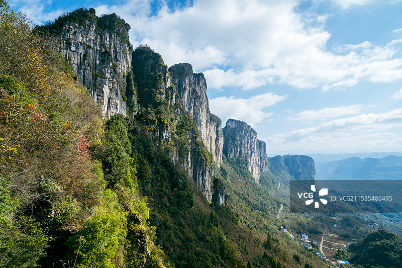 恩施州建始野三峡景区图片素材