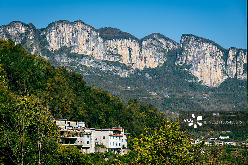 恩施州建始野三峡景区图片素材
