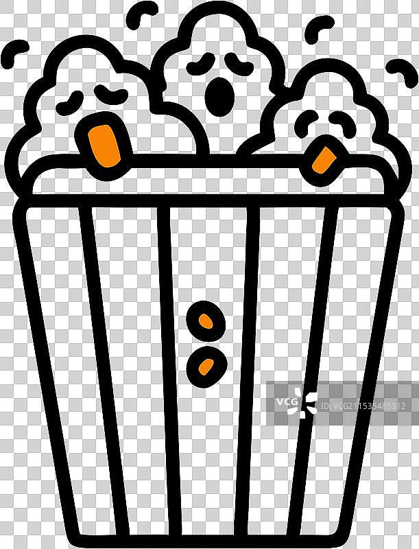 恐惧的瞬间 简约恐怖艺术图片素材