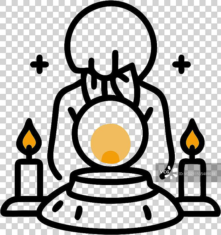 捕捉恐怖精神的幽灵本质图片素材