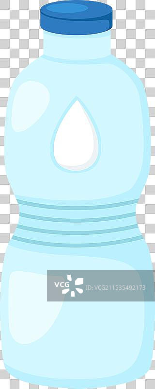 白色背景上的水瓶图片素材
