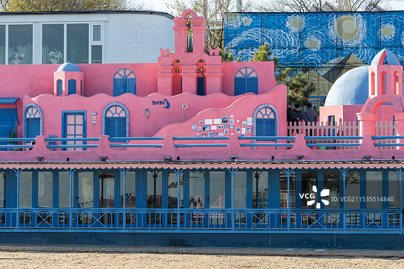 北戴河碧螺塔酒吧公园图片素材