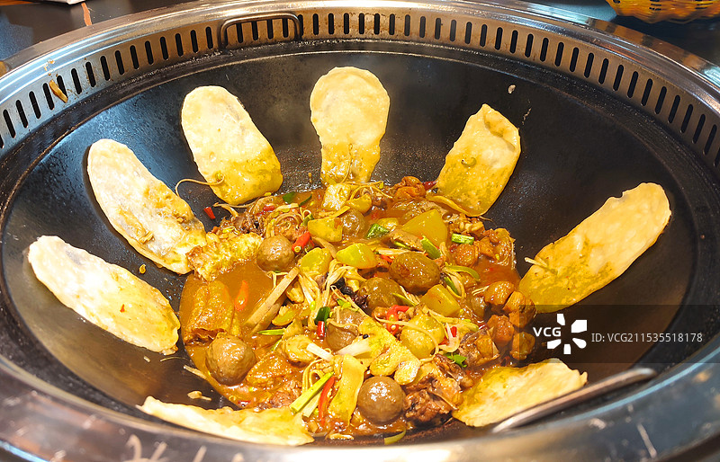 东北铁锅炖图片素材