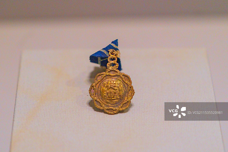 云南省博物馆  1911年 民国元年从军纪念章图片素材