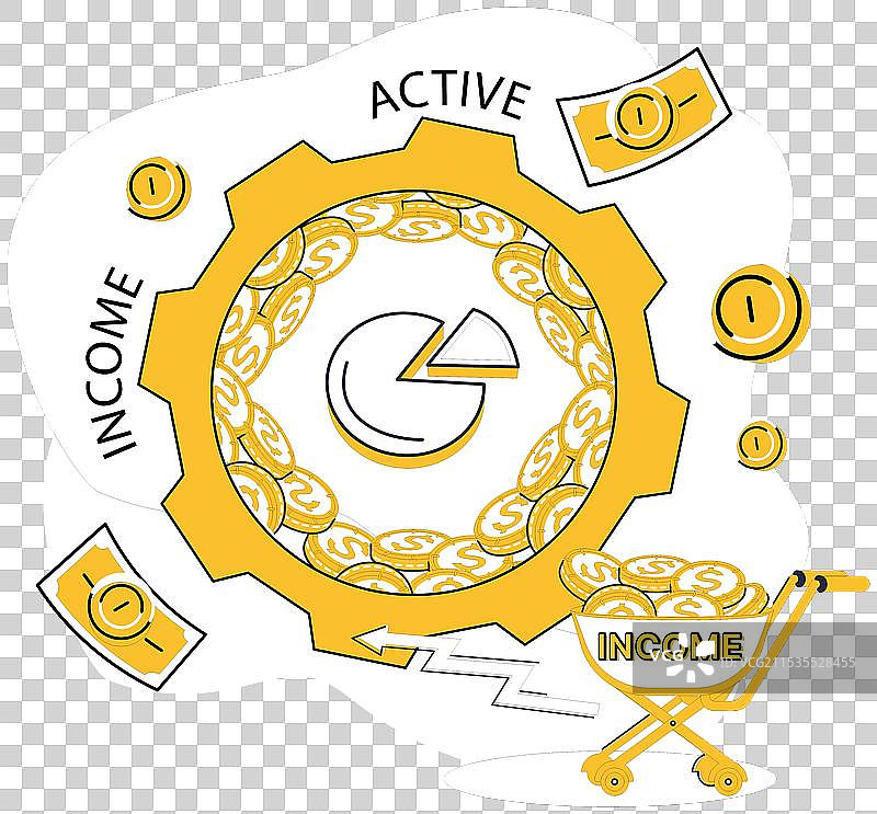 赚取收入的房地产投资是基石图片素材