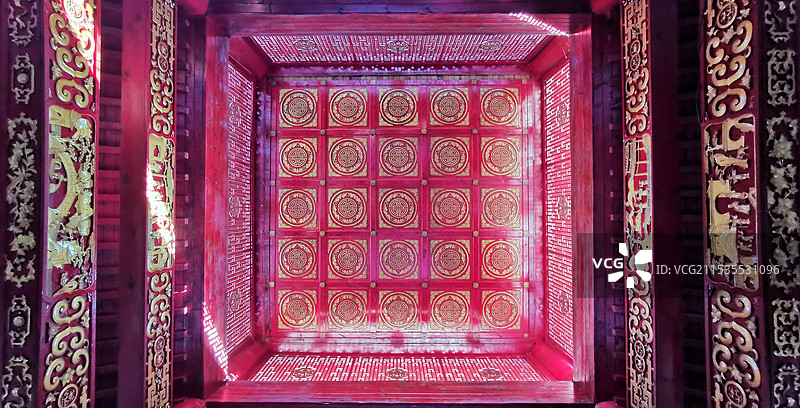 中华传统天花板图片素材