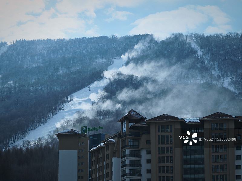 吉林北大壶滑雪场图片素材