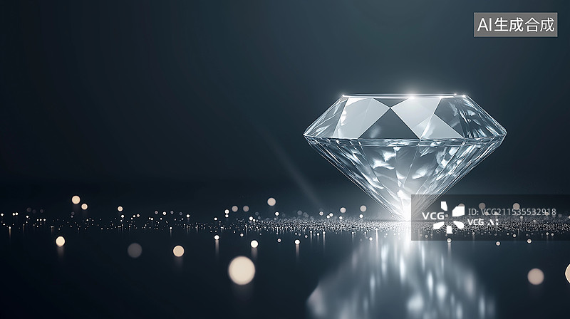 【AI数字艺术】钻石珠宝图片素材