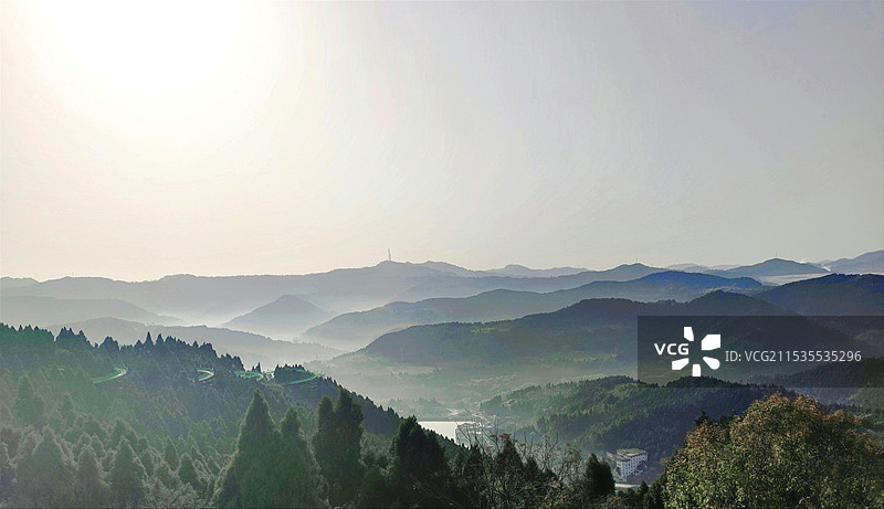 秀丽龙泉山图片素材