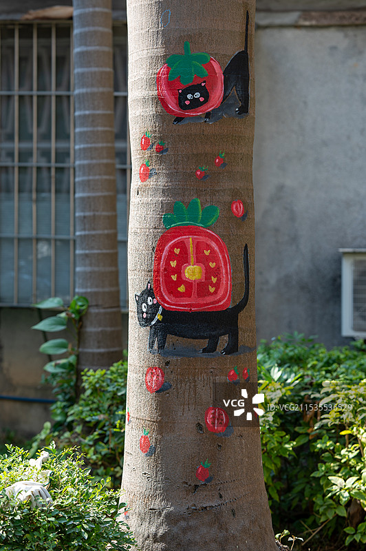 猫猫涂鸦图片素材