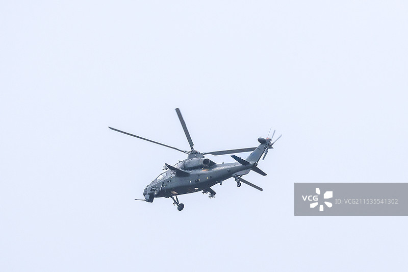 珠海航展直升机飞行表演图片素材