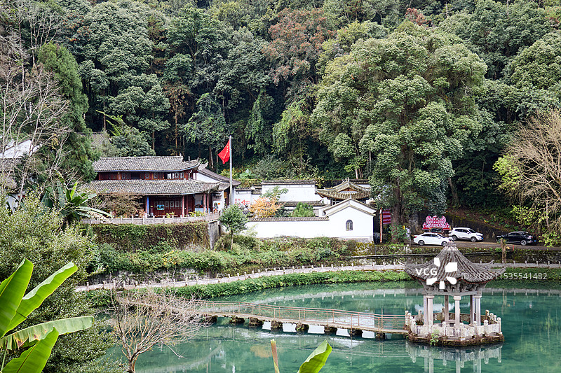 云南腾冲和顺古镇元龙阁图片素材