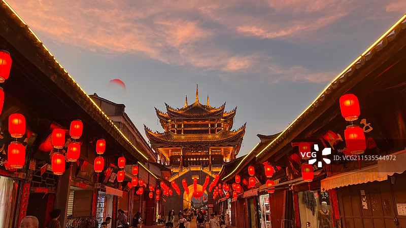 凉山会理古城旅游景区图片素材