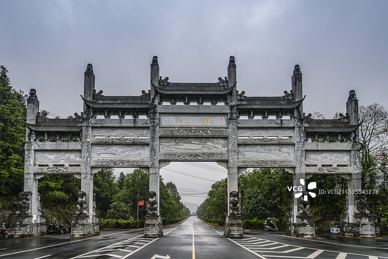 宣城旌德县江村景区图片素材