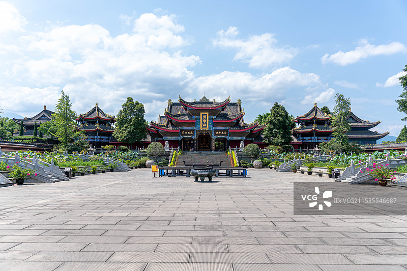 峨眉山大佛禅院图片素材