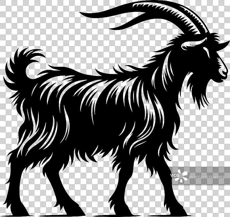 山羊动物艺术作品图片素材