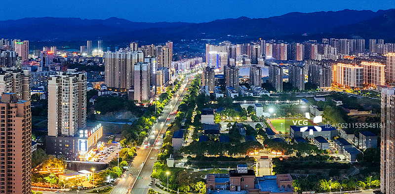 怀化市 鹤城区 体育中心 天星广场 听溪阁 万达 人民公园图片素材