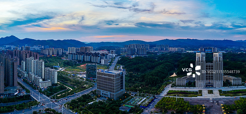 怀化市 鹤城区 体育中心 天星广场 听溪阁 万达 人民公园图片素材