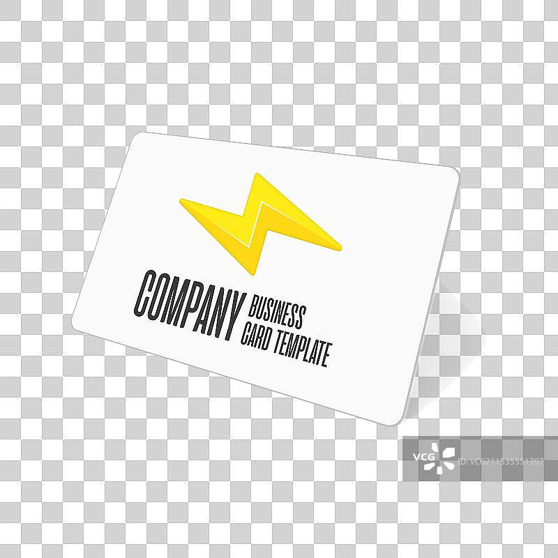 带圆角的真实商务名片模型图片素材