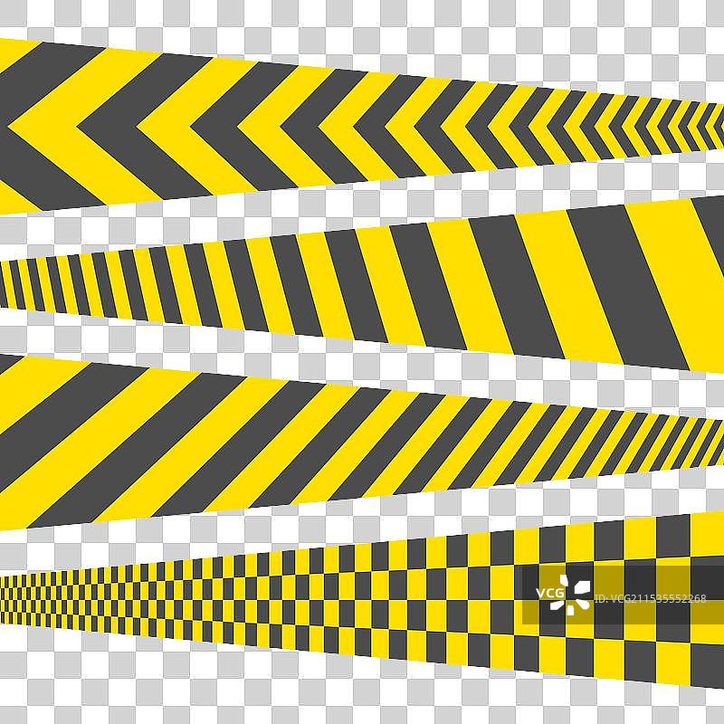 警戒线或危险带，不要跨越图片素材