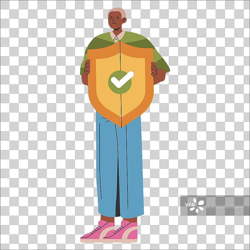 年轻商人插图图片素材