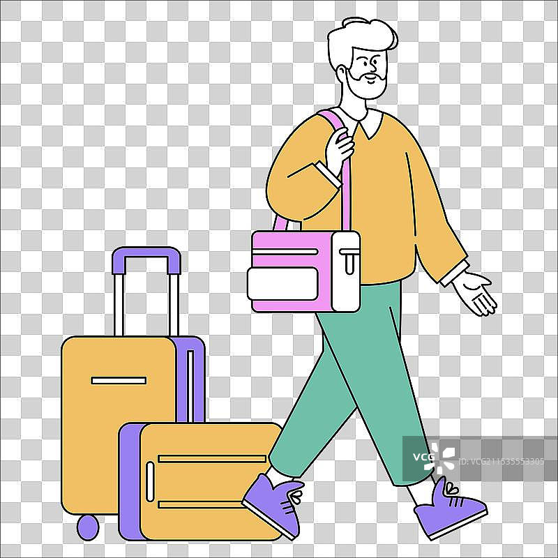 平面设计的商人图片素材