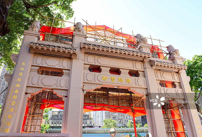 香港特别行政区黄大仙祠啬色园图片素材