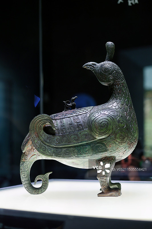 山西博物院镇馆之宝晋侯鸟尊图片素材