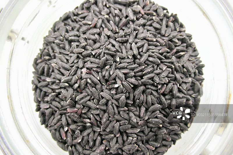 黑米，紫米，五谷杂粮，谷物图片素材